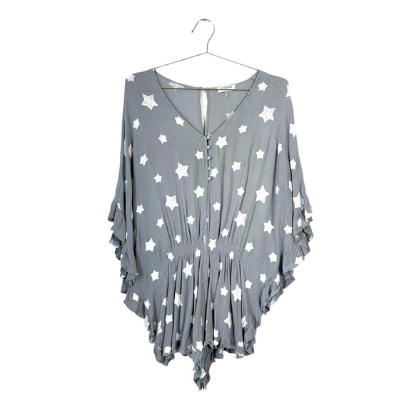 Storia Star Embroidered Kimono Romper Size S - Picture 2 of 5
